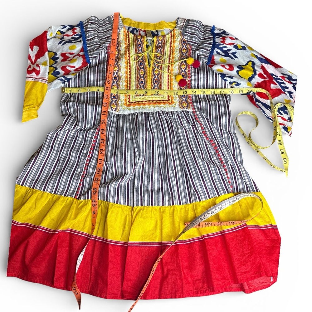 Colorful Bohemian Midi Dress - Picture 3 of 14